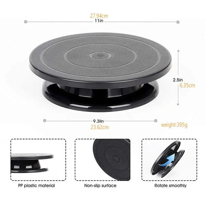 Easy Turntable Cake Display Plate