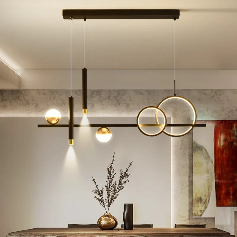Sleek Slim LED Pendant Light with Remote Dimmer Control - Luxicro