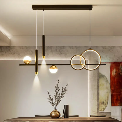 Sleek Slim LED Pendant Light with Remote Dimmer Control - Luxicro