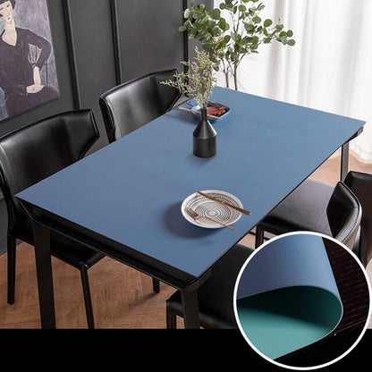 Simple Leather Water Resistant Table Pad