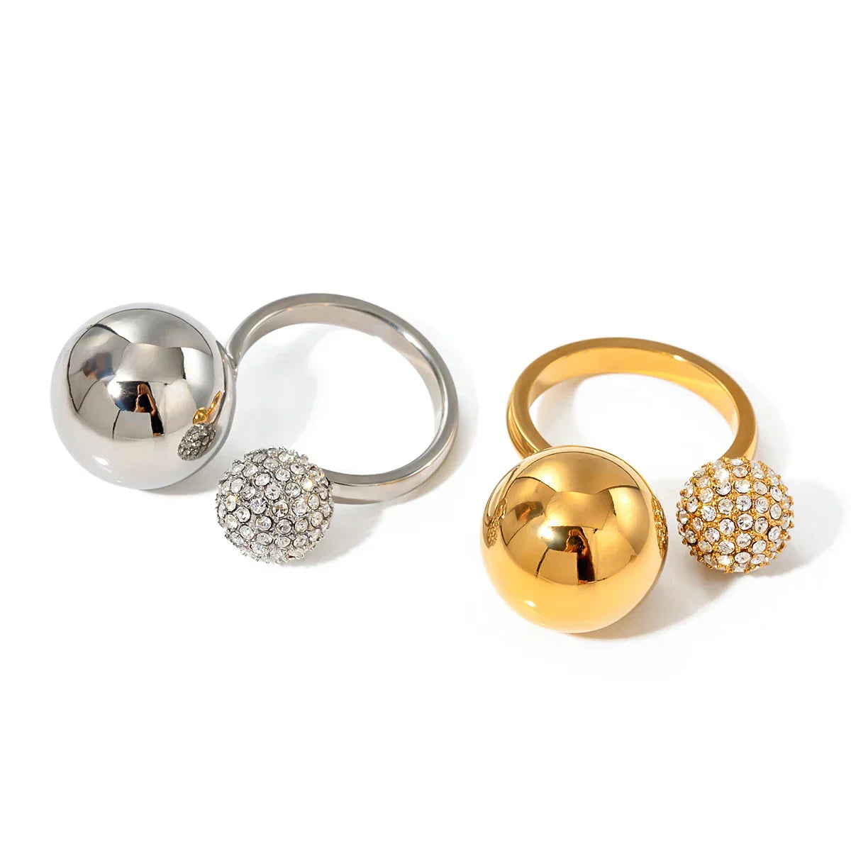 Exquisite Cut Gemstone Geo Ring