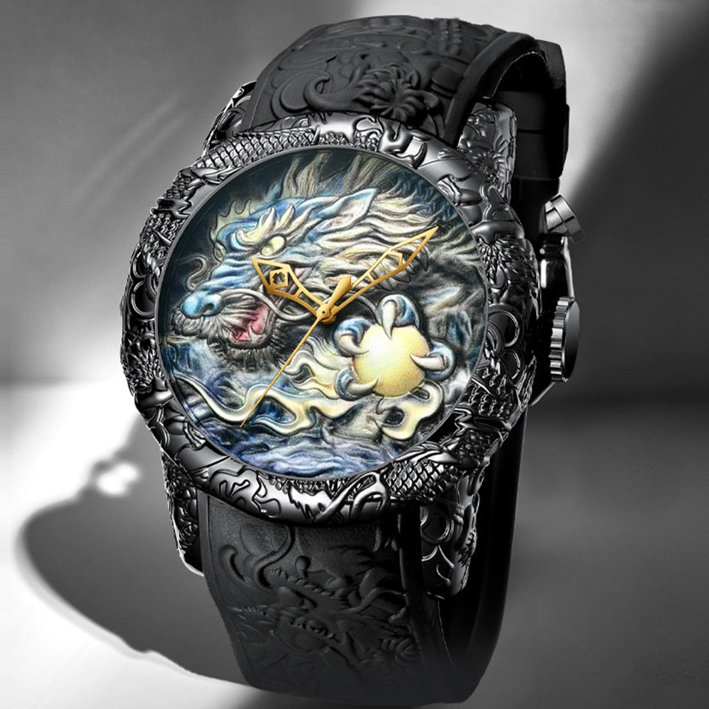 Classic Mythical Stone Timepiece - Luxicro