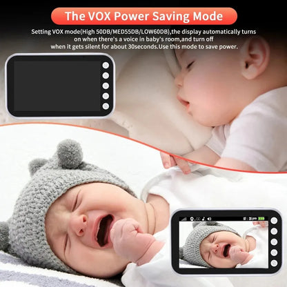 Baby Camera with Night Vision and Soothing Sounds
