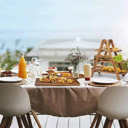 Natural Wood Appetizer Serving Tray