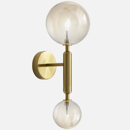Warm Glass LED Wall Light - Modern Nordic Style