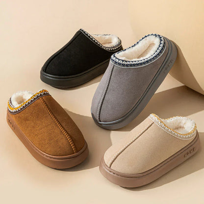 Cozy Fuzzy Women's Slipper Shoes - Warm Plush Footwear