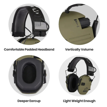Soundproof Earmuffs for Shooting and Work