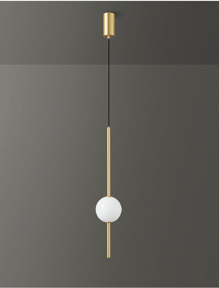 Minimalist Clear Globe Hanging Light