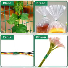 Soft Grip Plant Support Wire with Rubber Cover