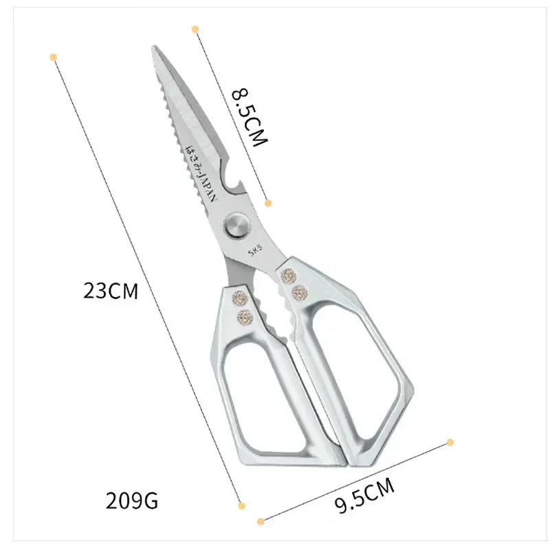 Precise Cooking Scissors with Ergonomic Handle