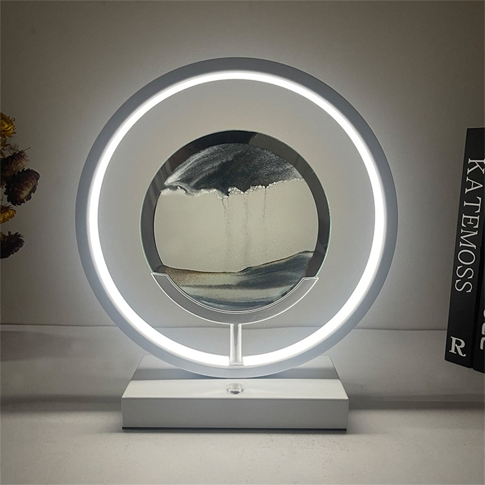 Colorful Flowing Sand 3D LED Table Lamp