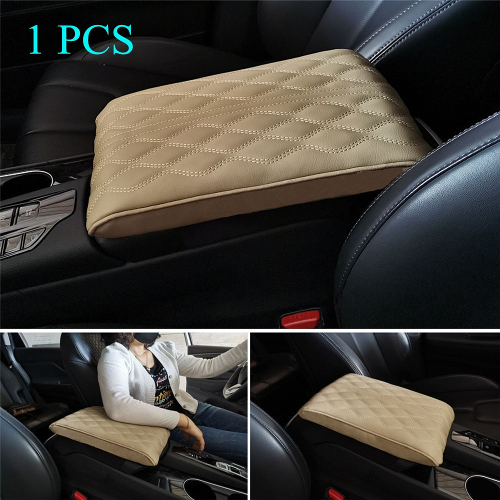 Premium Leather Auto Armrest Cover
