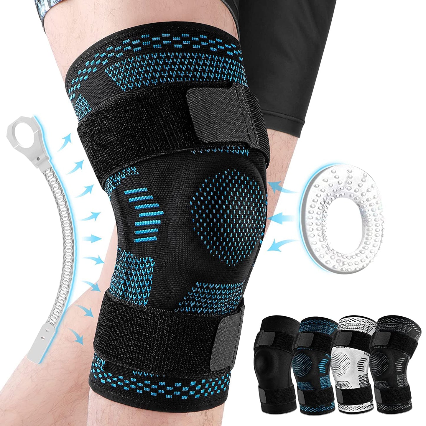Soft Knee Support Wrap with Gel Cushion