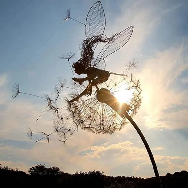 Enchanting Fairy Figurines: Cute Outdoor Decor