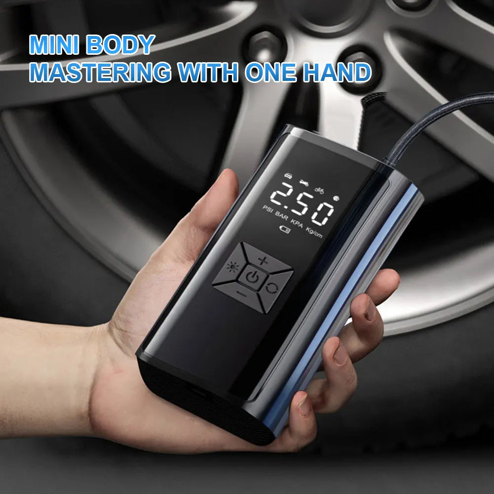 Compact Portable Tire Inflator with Digital Display 150PSI