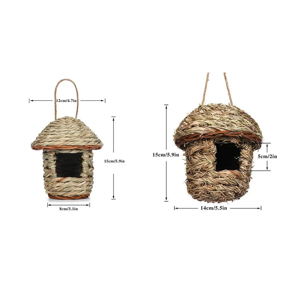 Cozy Natural Garden Bird House
