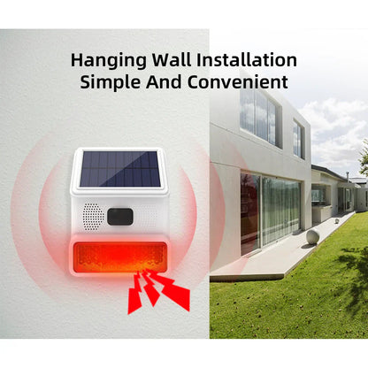 Outdoor Motion Sensor Alarm Siren System