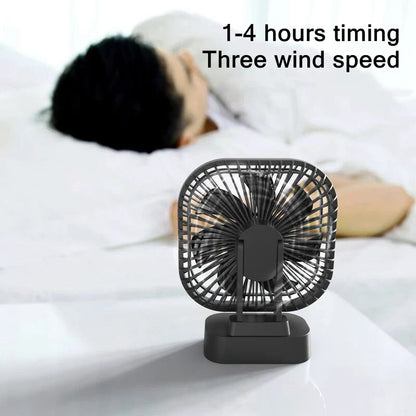 Portable Rechargeable Mini USB Fan with 3 Speeds