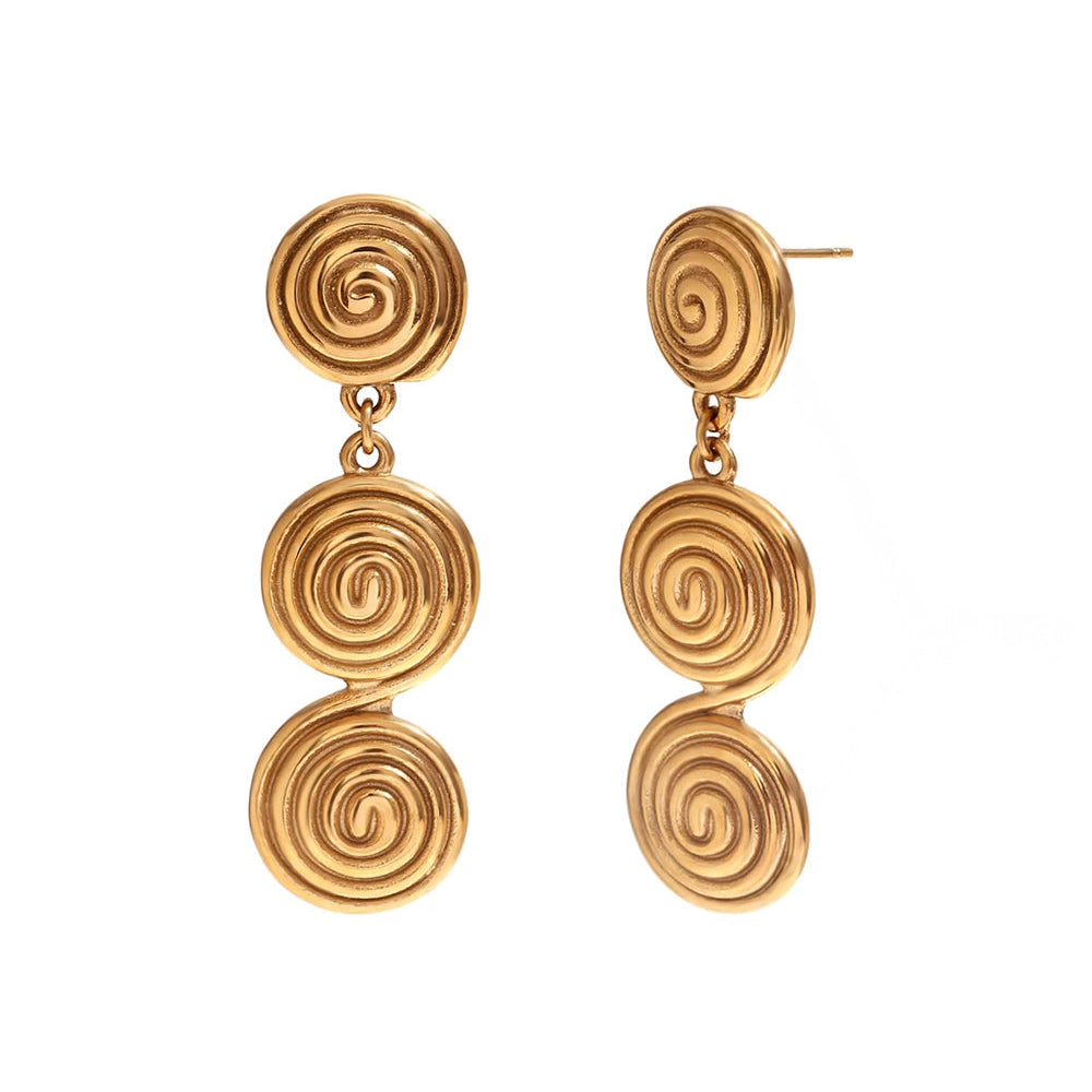 Trendy Long Feather Tassel Earrings - Luxicro