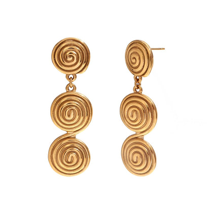 Trendy Long Feather Tassel Earrings - Luxicro