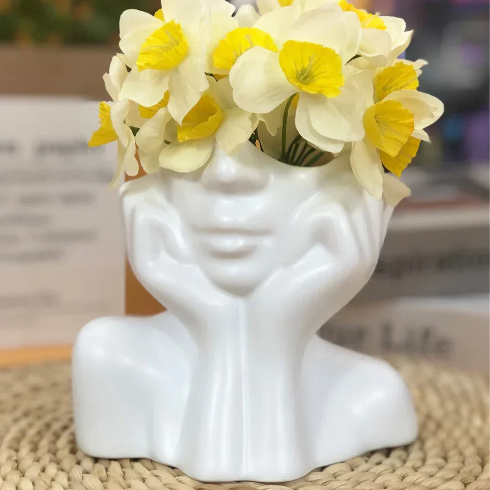 Colorful Flower Planter Pot Decor