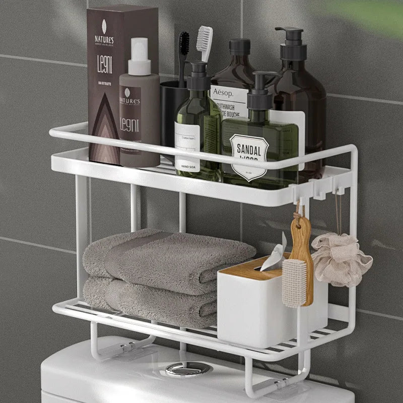 Space Saving Above Toilet Storage Rack