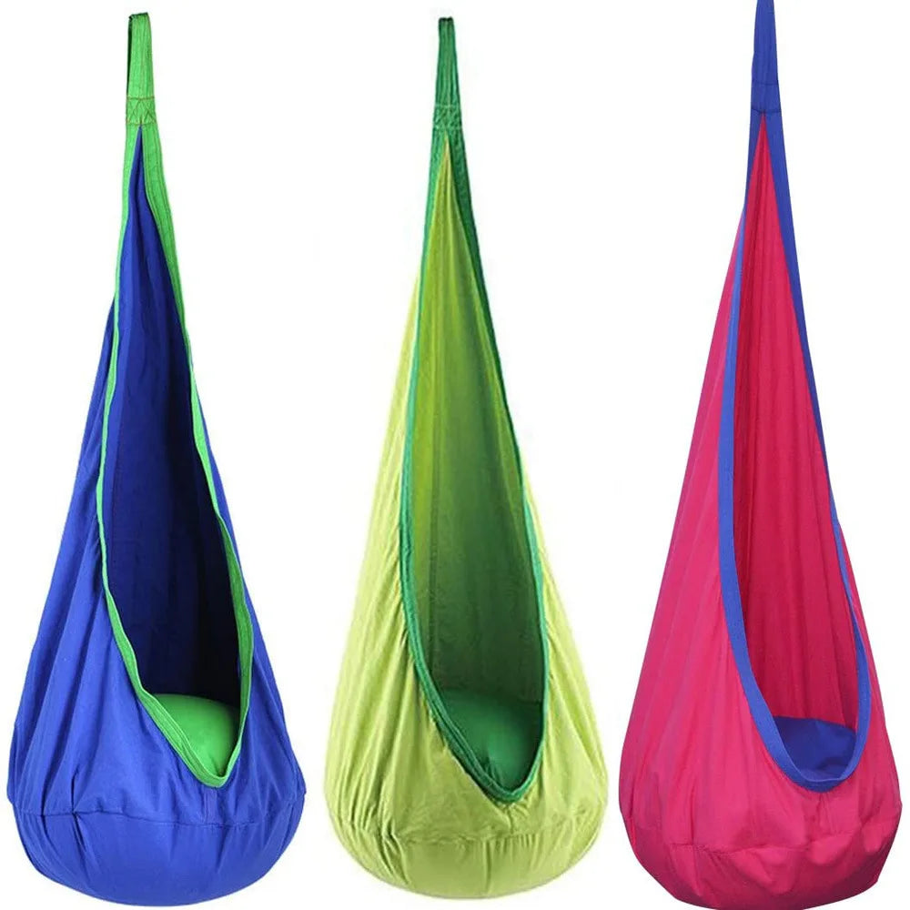 Fun Hanging Hammock Chair Soft Inflatable Swing Seat - Luxicro