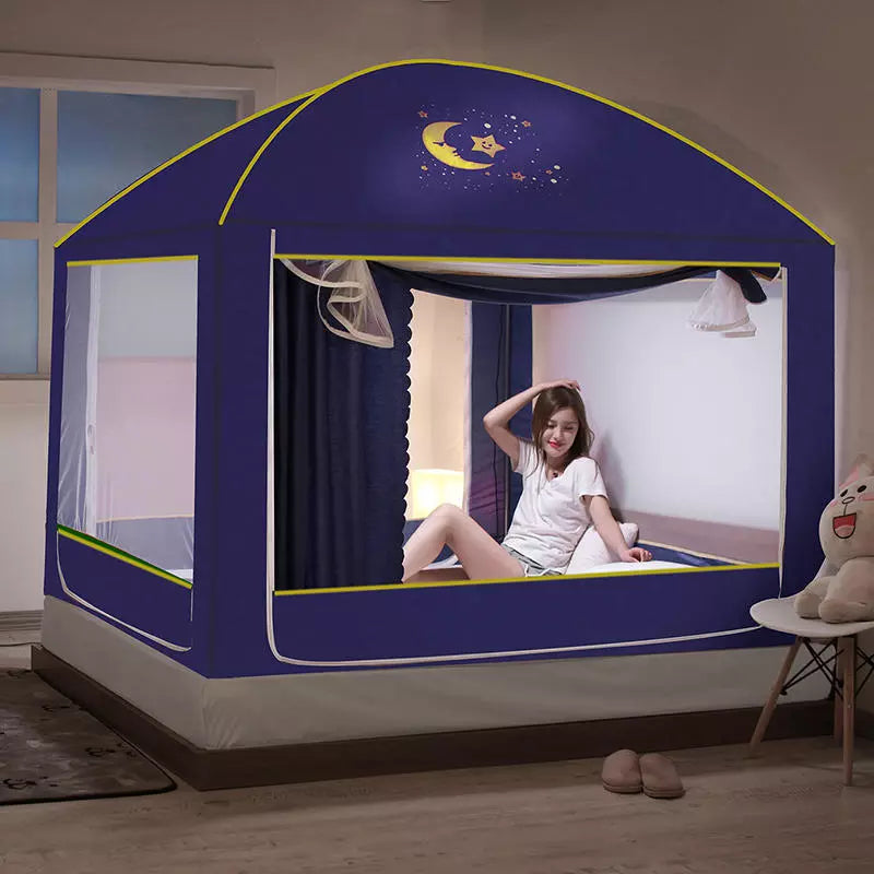 Protective Collapsible Insect Net Bed Canopy