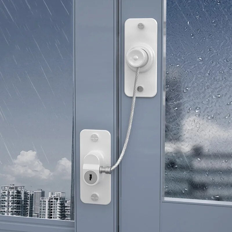 Strong Home Security Window Door Lock Kit - Luxicro