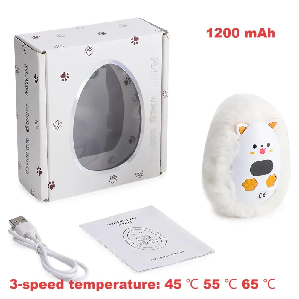 Soft Portable Hand Warmer with 3 Temperature Settings - Luxicro