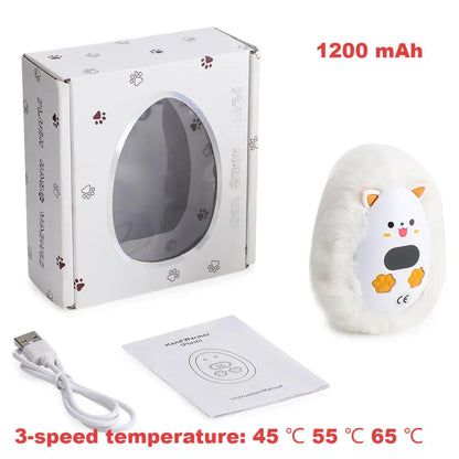 Soft Portable Hand Warmer with 3 Temperature Settings - Luxicro