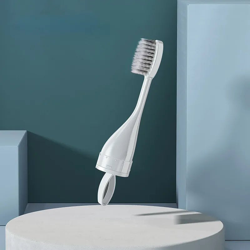 Compact Travel Toothbrush Holder Set