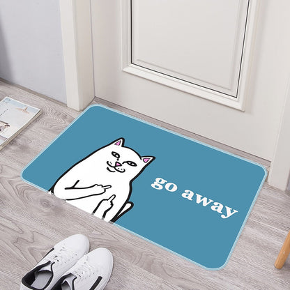 Funny Welcome Go Away Non Slip Door Mat