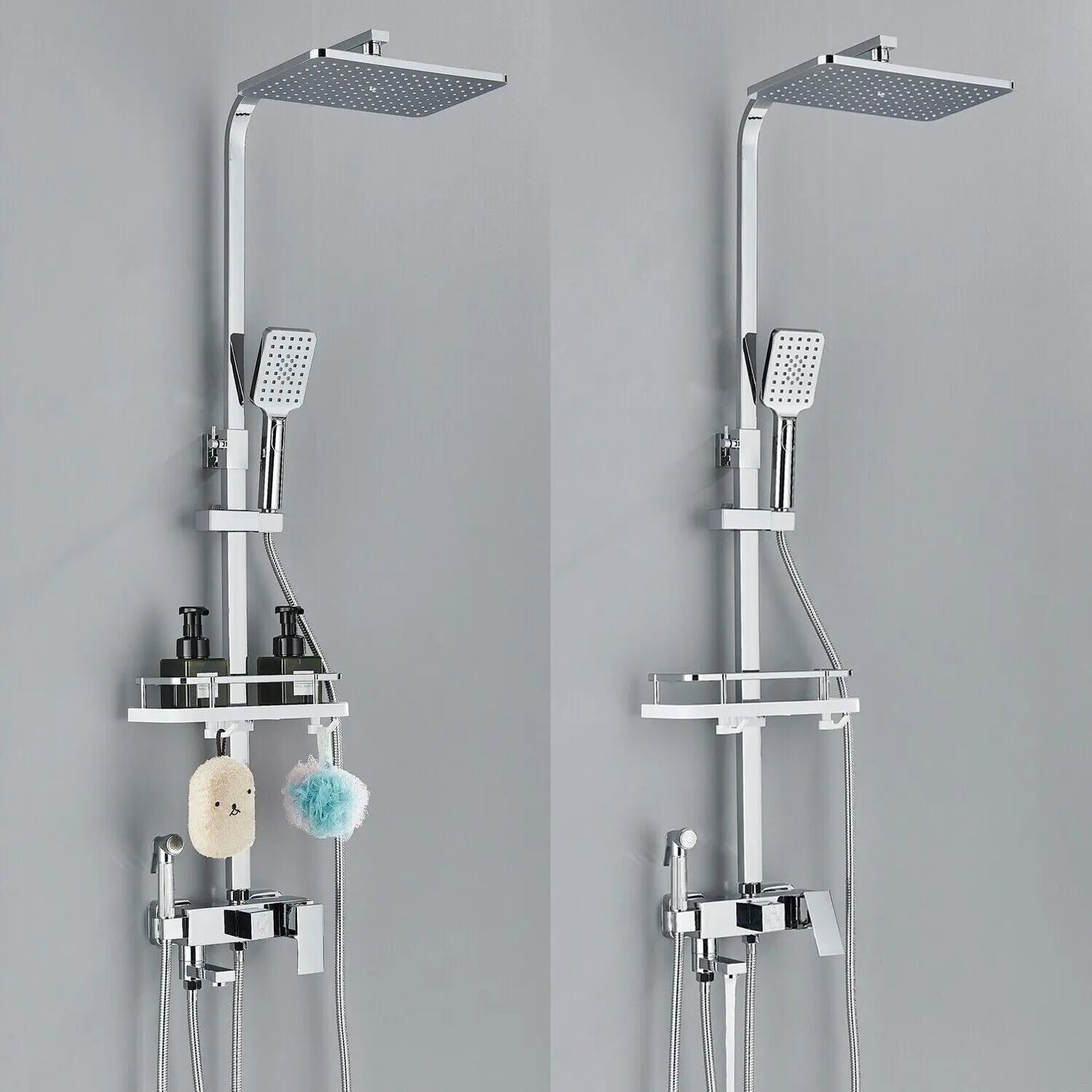 Luxury Shower Head with Adjustable Metal Arm