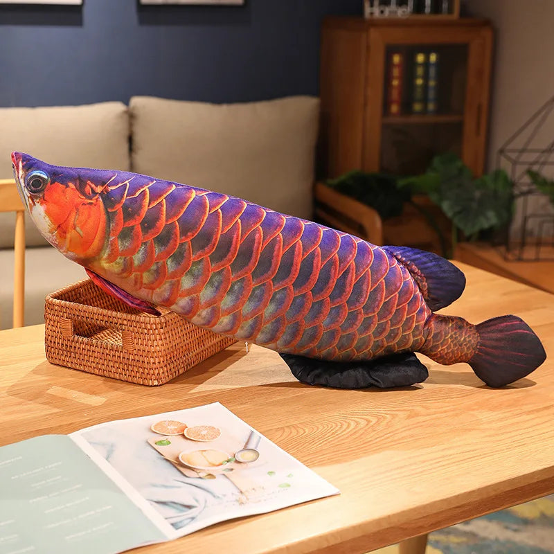Big Soft Plush Fish Pillow Toy