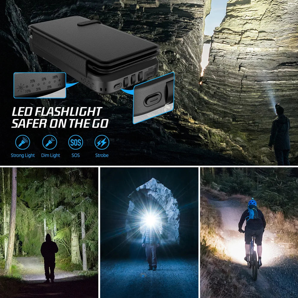 Compact Solar External Battery Fast Charging