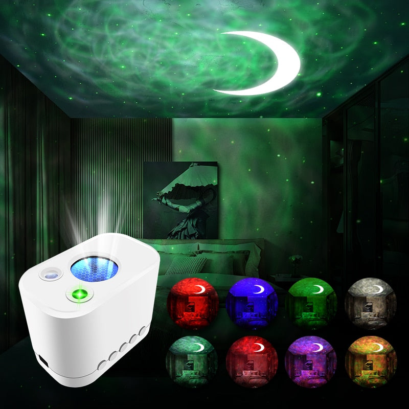 Cosmic Galaxy Night Light Projector Lamp - Luxicro