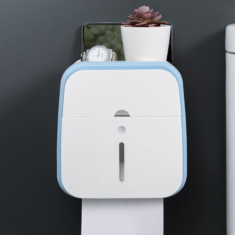 Compact Bathroom Storage Tissue Holder