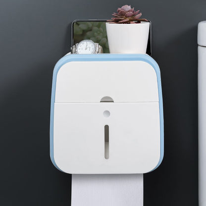 Compact Bathroom Storage Tissue Holder