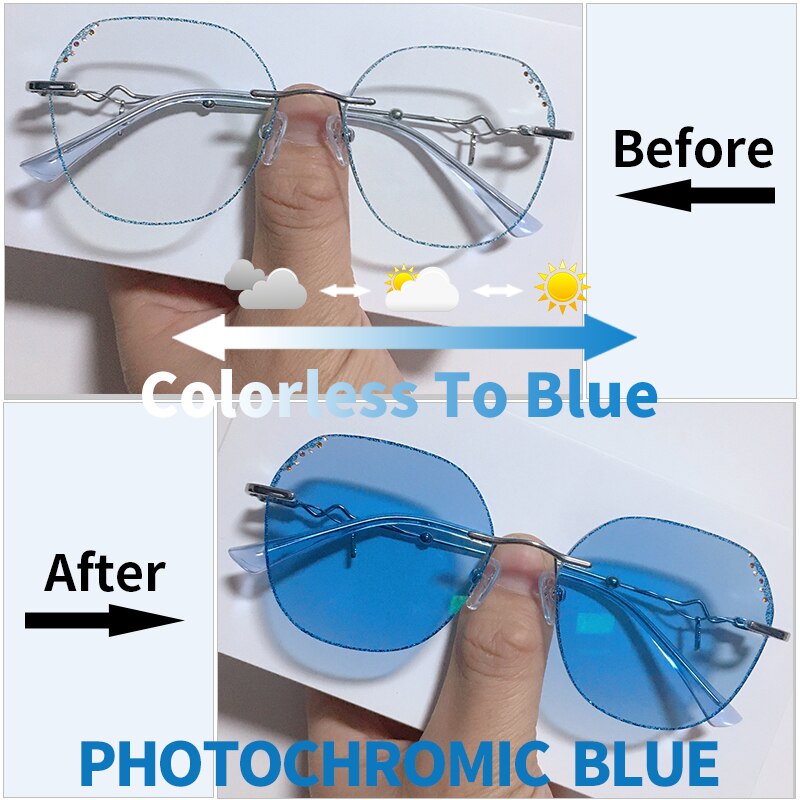 Slim Lightweight Metal Frame Glasses
