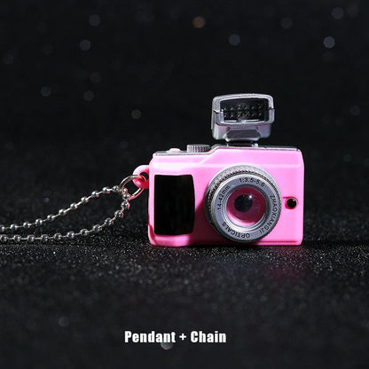 Vintage Style Camera LED Necklace