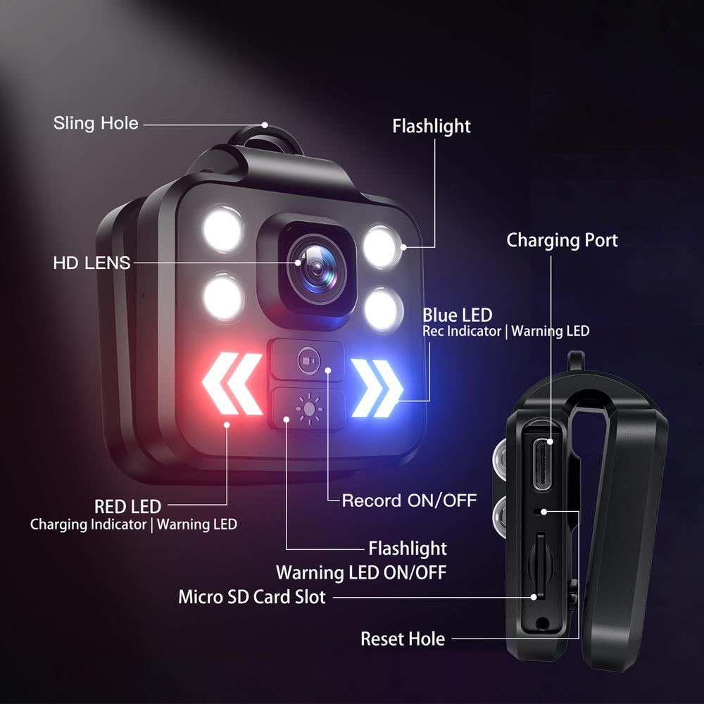 Small Portable HD Police Body Camera