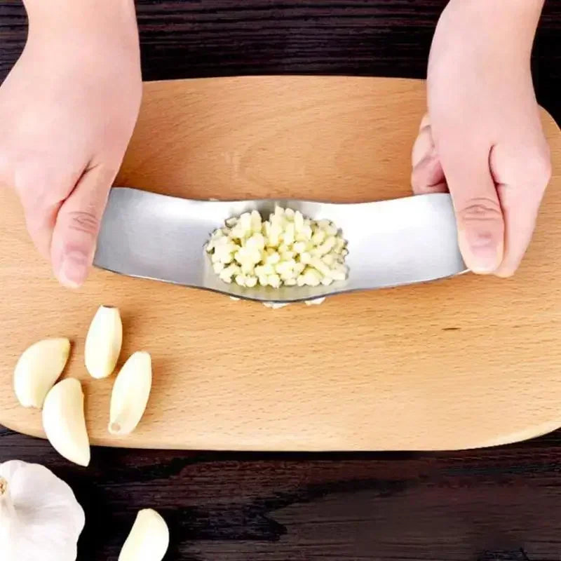 Premium Manual Garlic Crusher Stainless Steel Tool