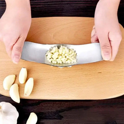 Premium Manual Garlic Crusher Stainless Steel Tool