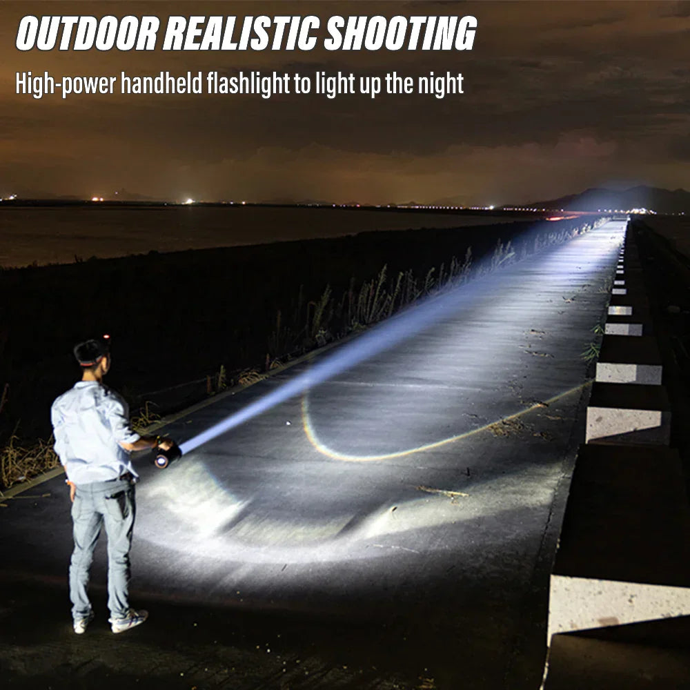 Bright Rechargeable LED Portable Flashlight