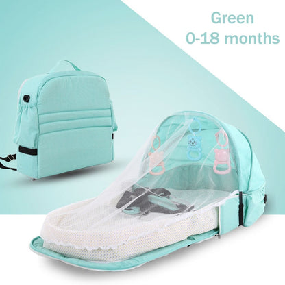 Compact Foldable Baby Crib Backpack Carrier