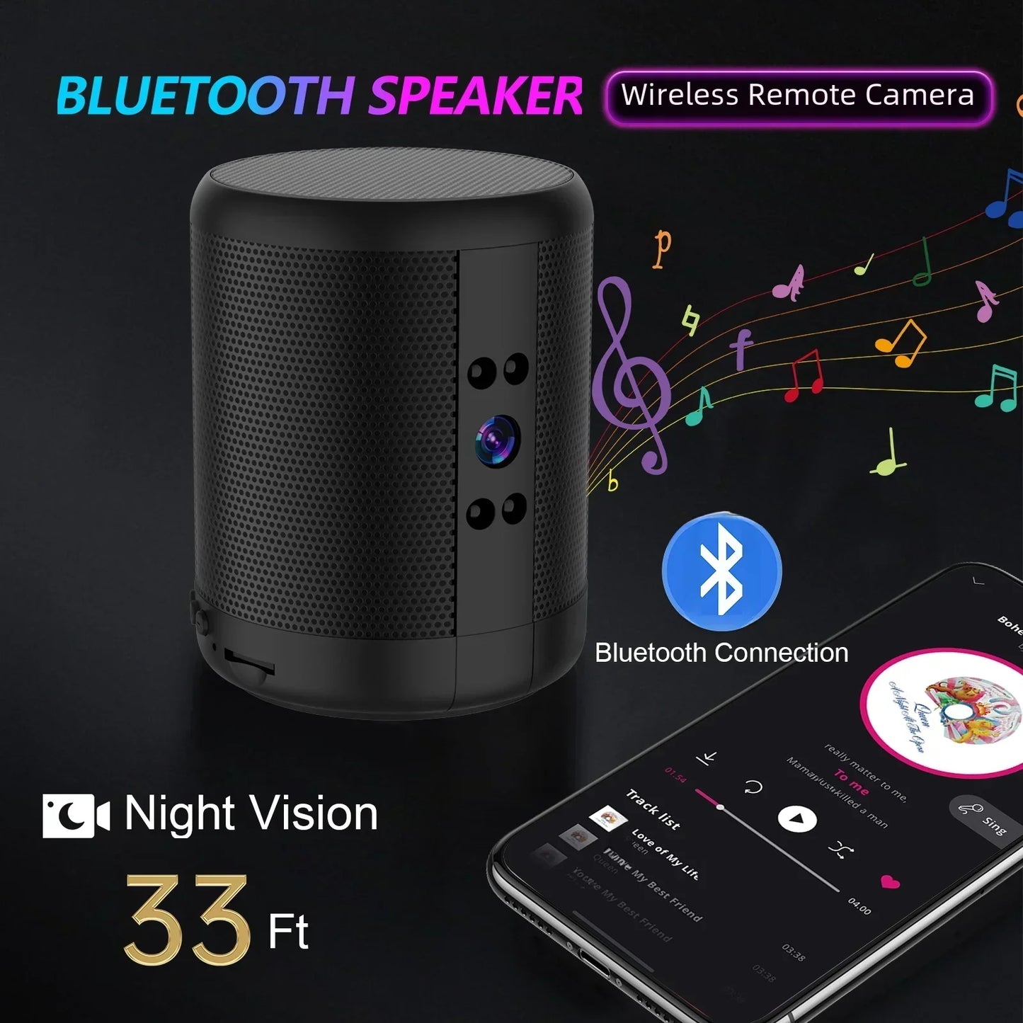 Wireless Home Security Night Vision WiFi Camera - Luxicro