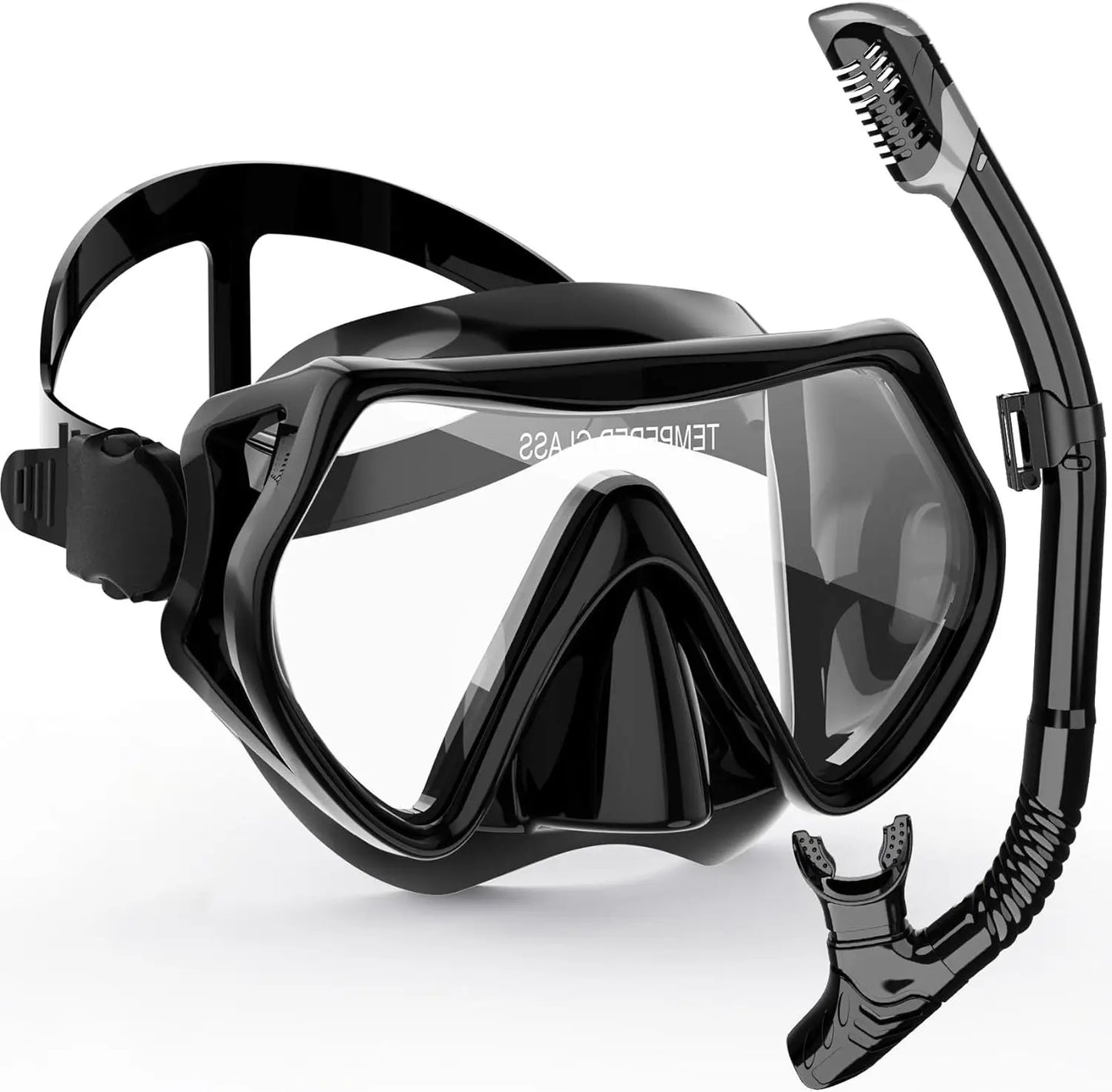 Full Face Easy Breathing Snorkeling Mask Set - Luxicro