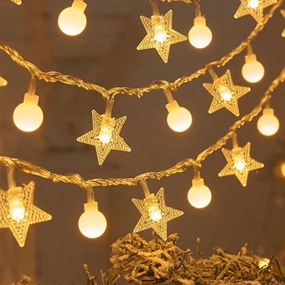 Bright Christmas String Lights for Home Decor
