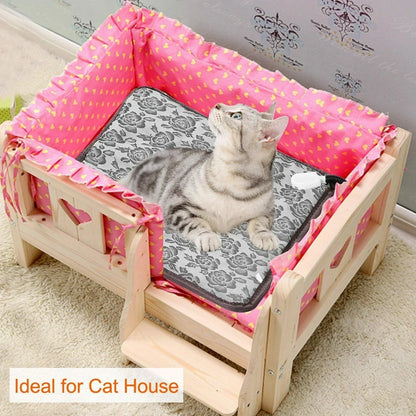 Cozy Heated Pet Mat for Dogs and Cats